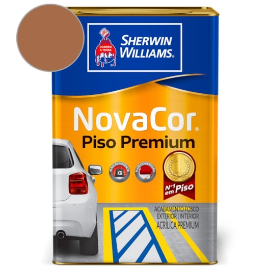 Tinta NovaCor Para Piso Premium Castor Sherwin Williams 18L - Imagem principal - 71e551b9-6b0b-4d78-a817-e64de30770af
