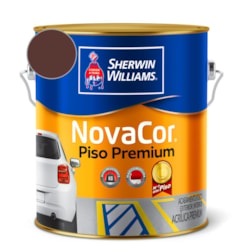 Tinta NovaCor Para Piso Premium Marrom Sherwin Williams 0,9L