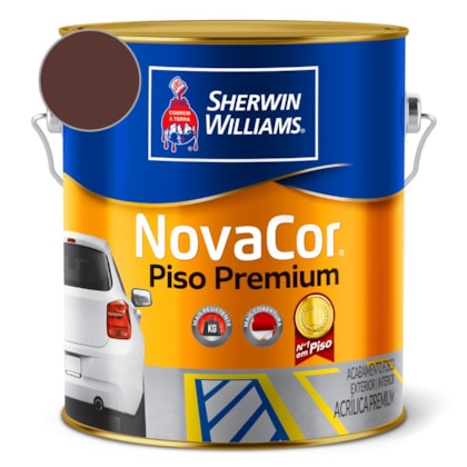 Tinta NovaCor Para Piso Premium Marrom Sherwin Williams 3,6L