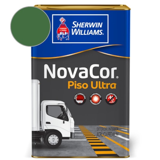 Tinta NovaCor Para Piso Premium Ultra Verde Sherwin Williams 18L - Imagem principal - 800f14e4-8cd4-422a-a261-5a6e018aa985