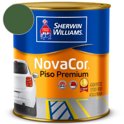 Tinta NovaCor Para Piso Premium Verde Sherwin Williams 3,6L - Imagem principal - 03a69736-5e97-4259-bc6f-13a6a13b7f68