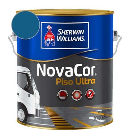Tinta NovaCor Para Piso Ultra Azul Sherwin Williams 3,6L