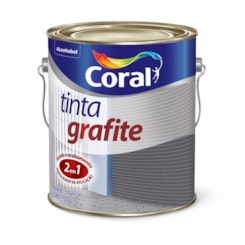 Tinta Para Metal Tinta Grafite Fosco Cinza Médio 3.6l Coral