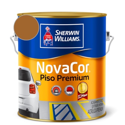 Tinta Para Piso NovaCor Castor Sherwin Williams 0,9L