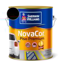 Tinta Para Piso NovaCor Preto Sherwin Williams 0,9L