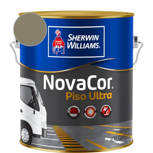 Tinta Para Piso Ultra NovaCor Concreto Sherwin Williams 3,6L - Imagem principal - 48400ccc-0937-4830-bfcf-b600f5e7df42