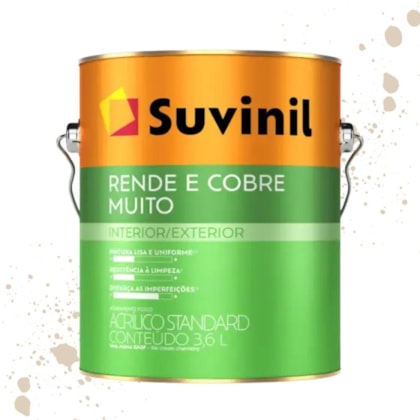 Tinta Rende & Cobre Muito Areia Suvinil 3,6L