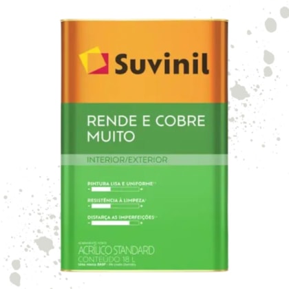 Tinta Rende & Cobre Muito Branco Neve Suvinil 18L