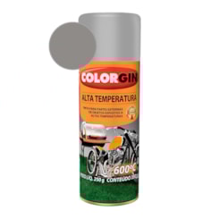 Tinta Spray Alta Temperatura Aluminio Colorgin 250g