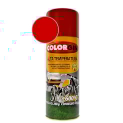 Tinta Spray Alta Temperatura Vermelho Colorgin  250g