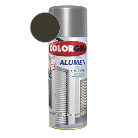 Tinta Spray Alumen Bronze Claro Colorgin 235g - Imagem principal - e63bfe18-e3de-477f-9a8b-72977629ff39