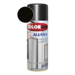 Tinta Spray Alumen Preto Colorgin 235g