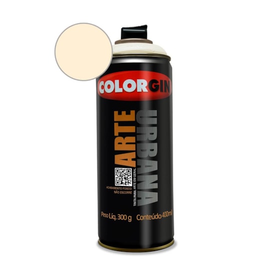 Tinta Spray Arte Urbana Algodão Colorgin 350g - Imagem principal - a535849c-c3b8-483a-aa71-80adc4fde9cf