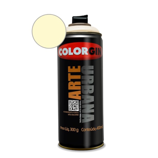 Tinta Spray Arte Urbana  Amarelo Ipanema Colorgin 350g - Imagem principal - 88180d83-9649-44a6-bba1-f33baf53d9cb