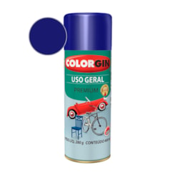 Tinta Spray  Premium Uso Geral Azul Colonial  Colorgin 280g