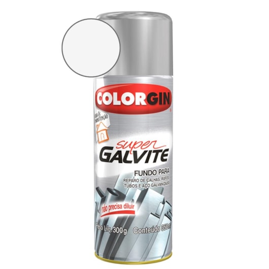 Tinta Spray  Super Galvite Colorgin 300g - Imagem principal - d545b28c-9d5a-4b71-affc-c538f5f6d346
