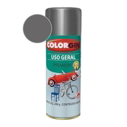 Tinta Spray Uso Geral Premium Metalico Grafite Para Rodas 280g
