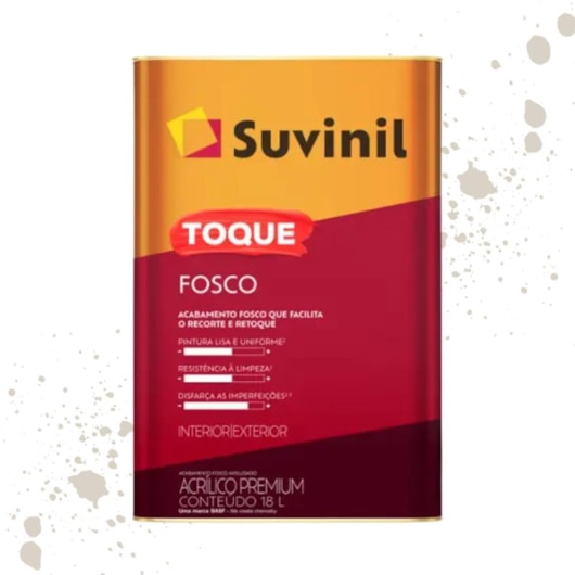 Tinta Toque Fosco Clássica Algodão Egipcio Suvinil 18L - Imagem principal - 147f76f4-e979-4c87-a1f6-c266cad89f74