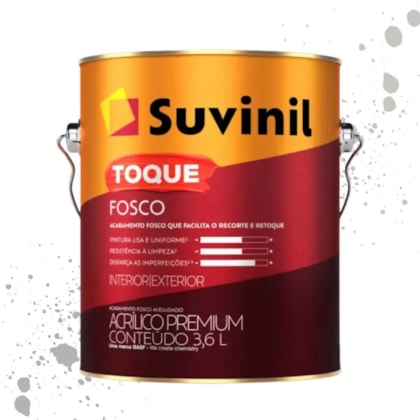 Tinta Toque Fosco Clássica Cromio Suvinil 3,6L
