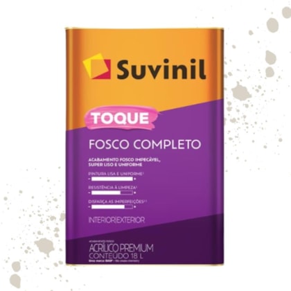Tinta Toque Fosco Completo Algodão Egipcio Suvinil 18L