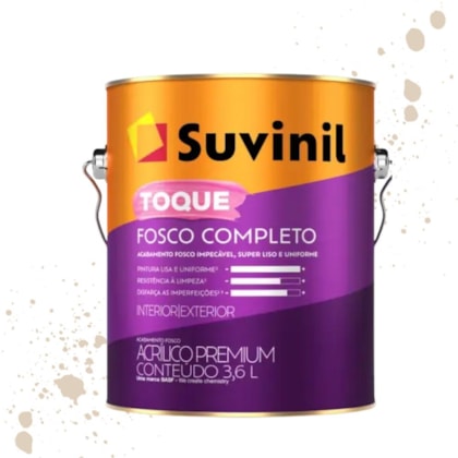 Tinta Toque Fosco Completo Areia Suvinil 3,6L