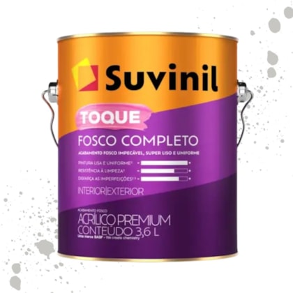 Tinta Toque Fosco Completo Cromio Suvinil 3,6L