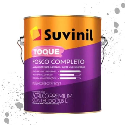Tinta Toque Fosco Completo Granito Nobre Suvinil 3,6L