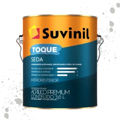 Tinta Toque Seda Cromio Suvinil 3,6L