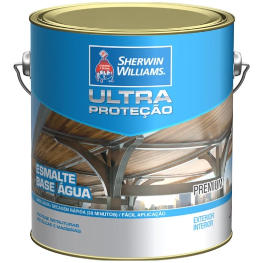 Tinta Ultra Proteção Esmalte Base àgua Sherwin WIlliams 3,2L - Imagem principal - 9d7f0e13-5cf0-4de1-a9ff-aad920a750ab