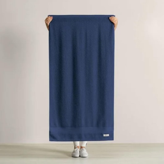 Toalha De Banho Empire Naval Karsten 70x135cm - Imagem principal - c7f73655-fd61-4b79-a8f5-f42fee305f46