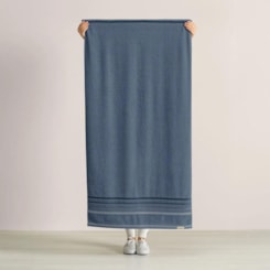 Toalha De Banho Lumina Azul Sereno Karsten 70x140cm