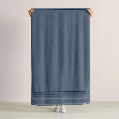 Toalha De Banho Lumina Azul Sereno Karsten 86x150cm