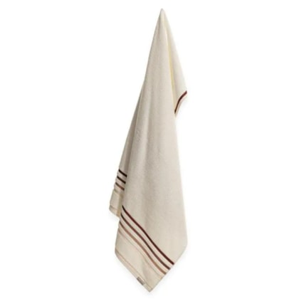 Toalha De Banho Lumina Ivory Com Ferrugem Karsten 86x150cm