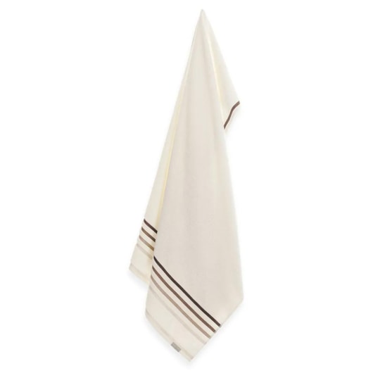Toalha De Banho Lumina Ivory Com Greige Karsten 86x150cm - Imagem principal - 03ae790a-939c-477d-8a9e-21c6658234e4