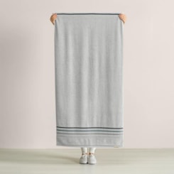 Toalha De Banho Lumina Mineral Com Cinza Karsten 70x140cm