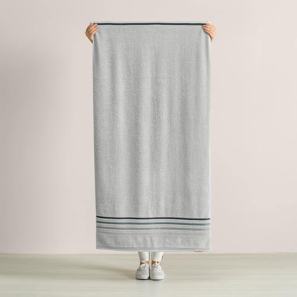 Toalha De Banho Lumina Mineral Com Cinza Karsten 70x140cm