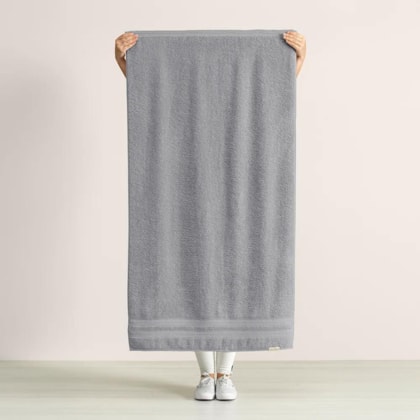 Toalha De Banho Unika Cinza Urbano Karsten 70x140cm