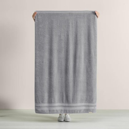 Toalha De Banho Unika Cinza Urbano Karsten 86x150cm