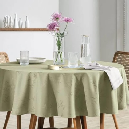 Toalha De Mesa Veríssimo Alecrim Verde Karsten 180x220cm