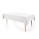 Toalha De Mesa Veríssimo Branco Branco Karsten 180x220cm - 584d6006-197a-40ac-a1cb-2d988b9979fd