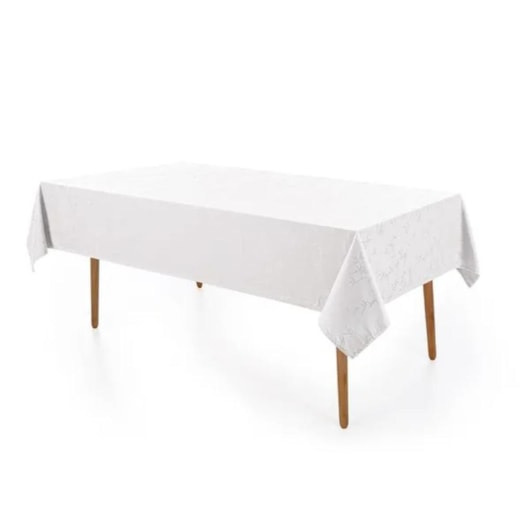 Toalha De Mesa Veríssimo Branco Branco Karsten 180x220cm - Imagem principal - 0397b93e-bc8a-4a4e-87ff-05ef76122775