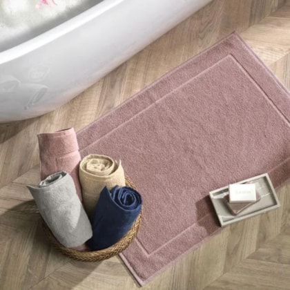 Toalha De Pés Juliet Soft Rose Karsten 48x70cm