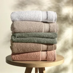 Toalha De Rosto Linea Rosa Karsten 48x80cm
