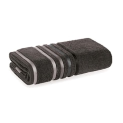 Toalha De Rosto Lumina Carbono Com Cinza Karsten 48x80cm