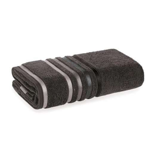 Toalha De Rosto Lumina Carbono Com Cinza Karsten 48x80cm - Imagem principal - f334737e-39f1-406e-8ec6-9d235047a47c