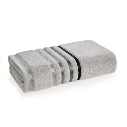 Toalha De Rosto Lumina Cinza Mineral Karsten 48x80cm - Imagem principal - b439641f-b96f-4f95-9081-e2bc4523a4e8