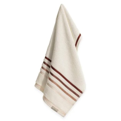 Toalha De Rosto Lumina Ivory Com Ferrugem Karsten 48x80cm