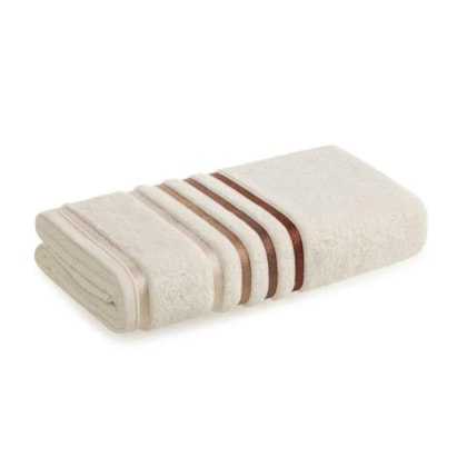 Toalha De Rosto Lumina Ivory Com Ferrugem Karsten 48x80cm