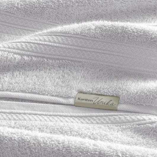 Toalha De Rosto Unika Branco Karsten 48x80cm - Imagem principal - 64b5e93a-3577-493e-a3e8-ac3f3d2fc65e