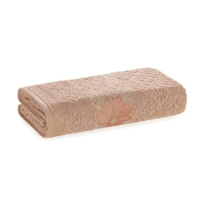 Toalha De Rosto Yuna Rosa Karsten 48x80cm